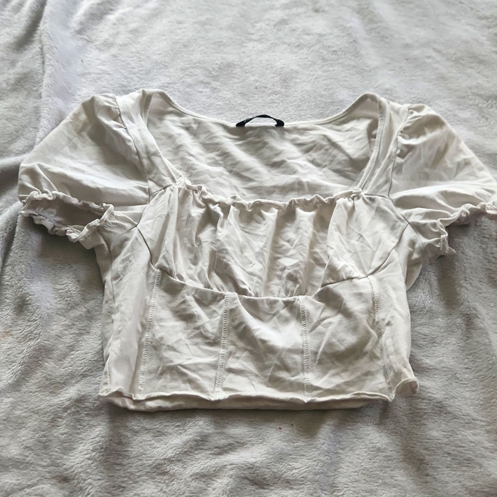 SHEIN White crop top
